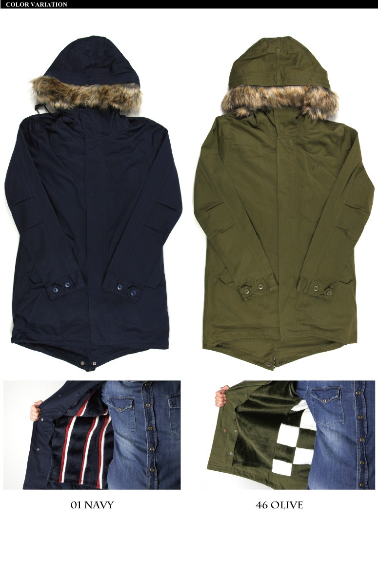 FRED PERRY (フレッドペリー) フィッシュテイル パーカー コート