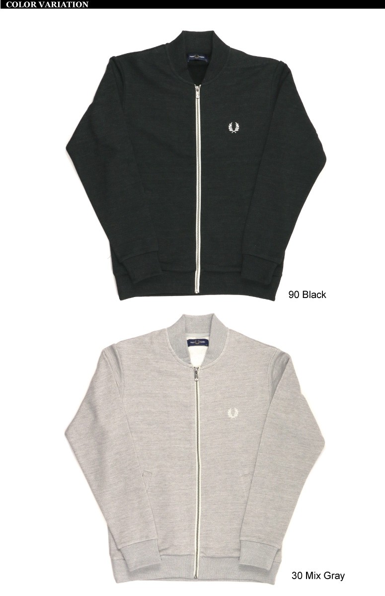 美品★FRED PERRY★スナップ ジャージ ボンバージャケット★スタジャン f2597-i6.jpg