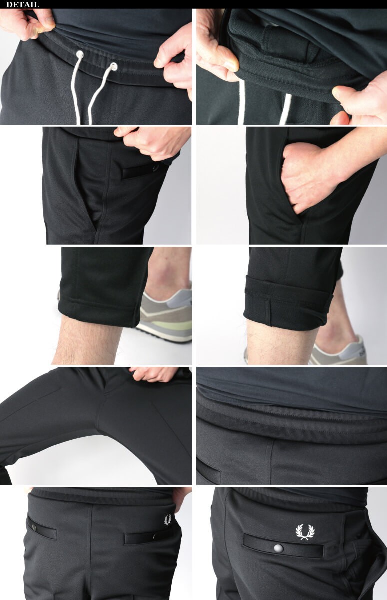 FRED PERRY (フレッドペリー) クロップド トラック パンツ