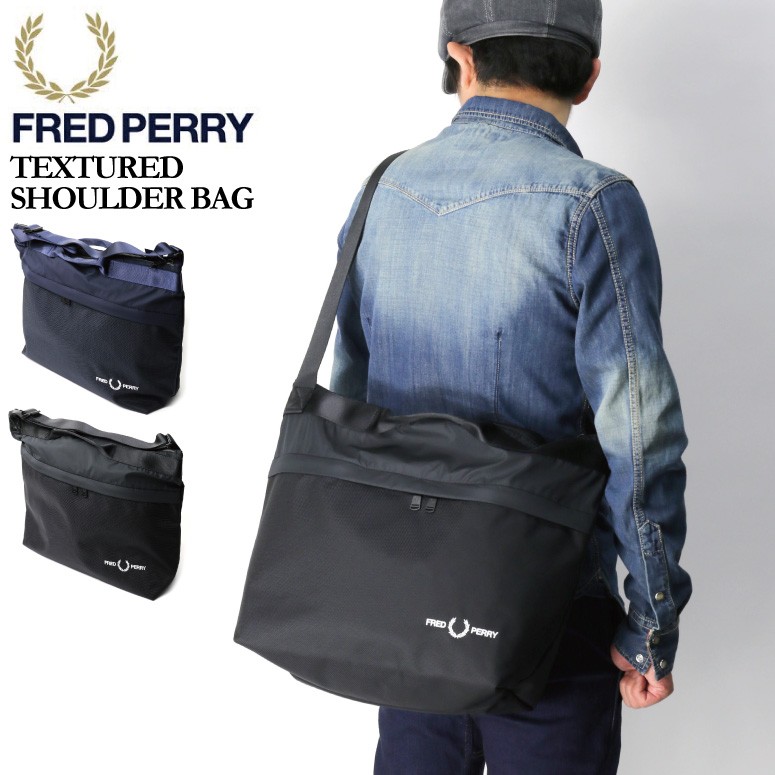 FRED PERRY ショルダーバッグ ブラウン FRED PERRY ショルダーバッグ Classic Side Bag／クラシック