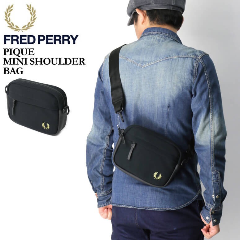 フレッドペリー) FRED PERRY ピケ ミニ ショルダーバッグ ショルダーバッグ ポーチ 鹿の子素材 メンズ レディース : f9580 :  retom - 通販 - Yahoo!ショッピング