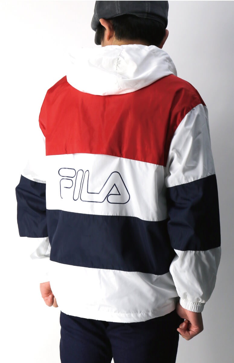 フィラ) FILA 切り替え ジップフーディ フルジップ パーカー