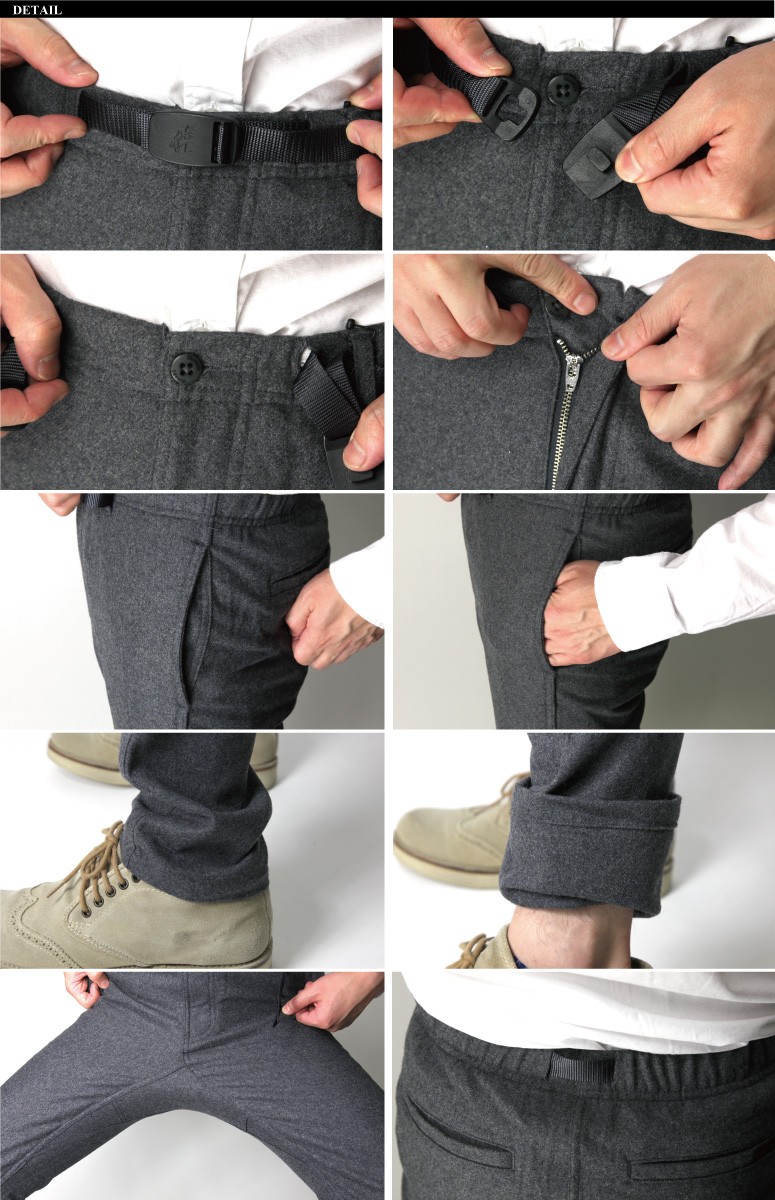 グラミチ GRAMICCI 冬用ウールナローパンツ GRAMICCI (グラミチ) ウール ナローパンツ スリムパンツ メンズ