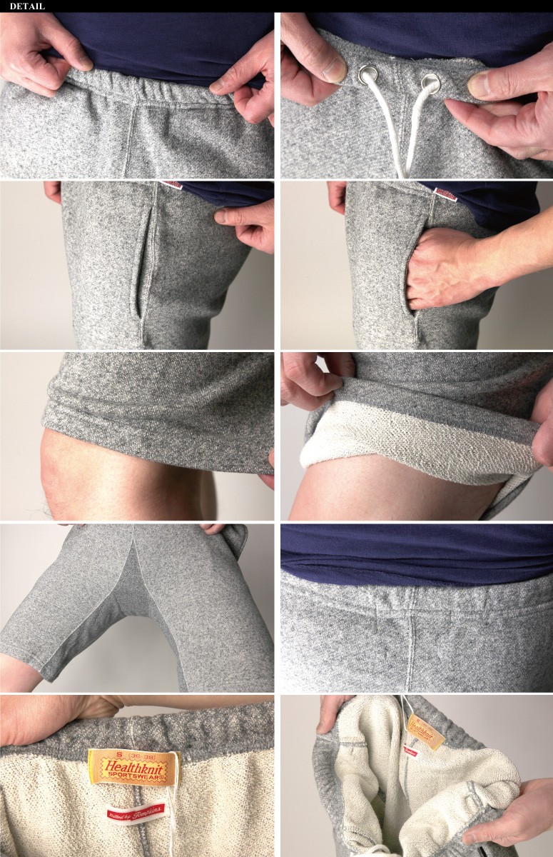 Healthknit (ヘルスニット) ヘビー スウェット ハーフパンツ
