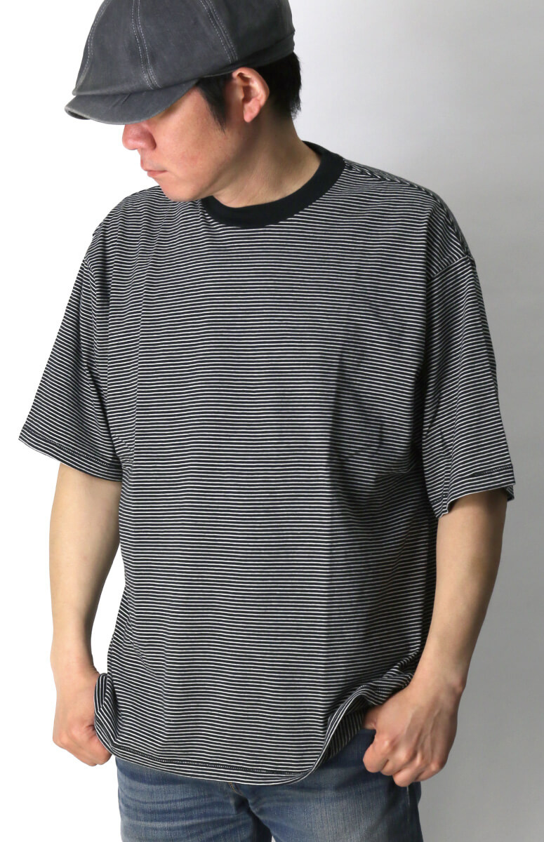 【新品未使用/送料込】BORDER CREW NECK SWEAT XLサイズ Healthknit tシャツ NARROW BORDER JERSEY S/S ドローコード