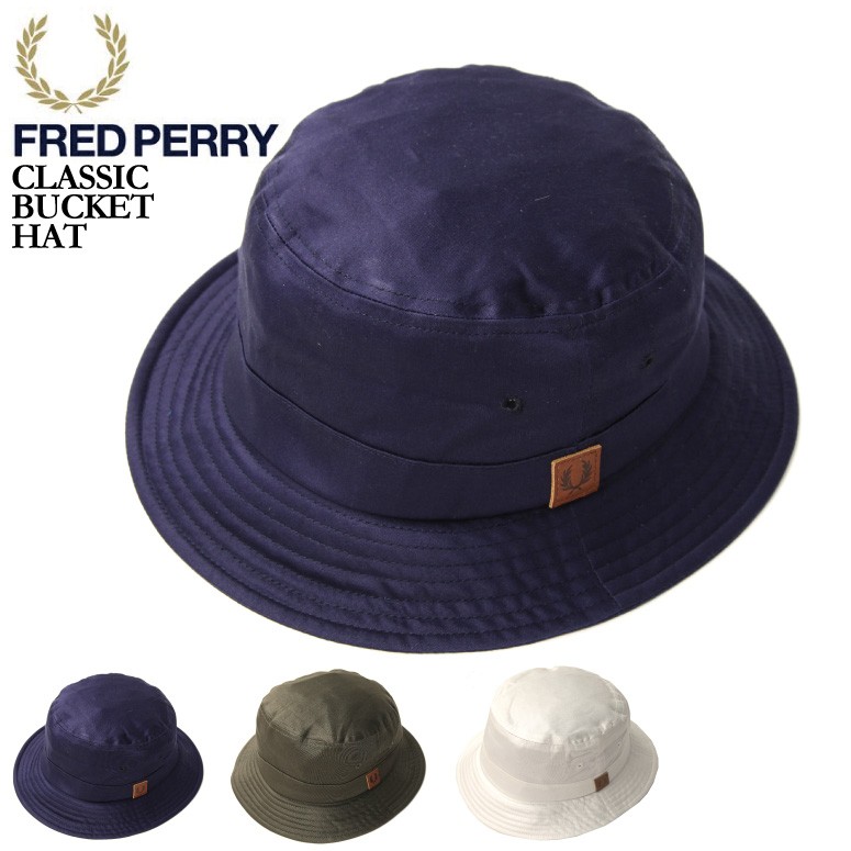 FRED PERRYバケットハット フレッドペリー セール 17%OFF】FRED PERRY バケットハット ADJUSTABLE BUCKET