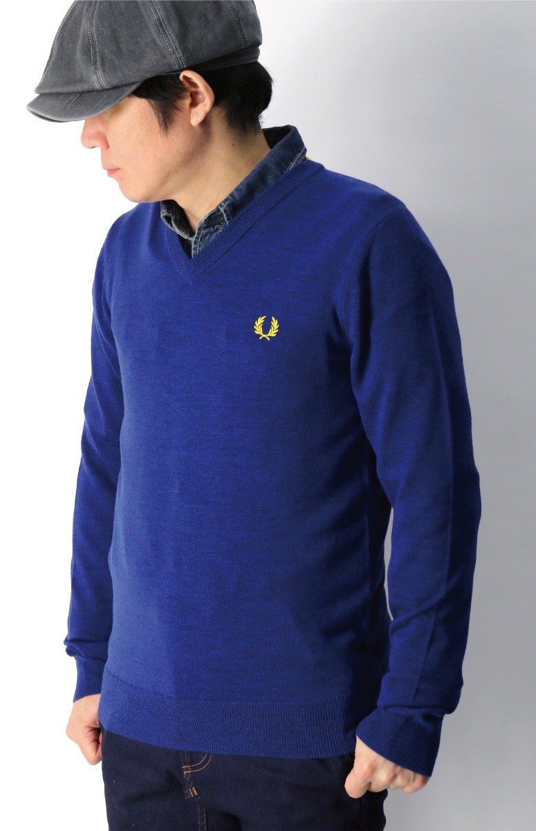 FRED PERRY 50%OFF!! (フレッドペリー) クラッシック メリノ V FRED PERRY 50%OFF!! (フレッドペリー) クラッシック メリノ V