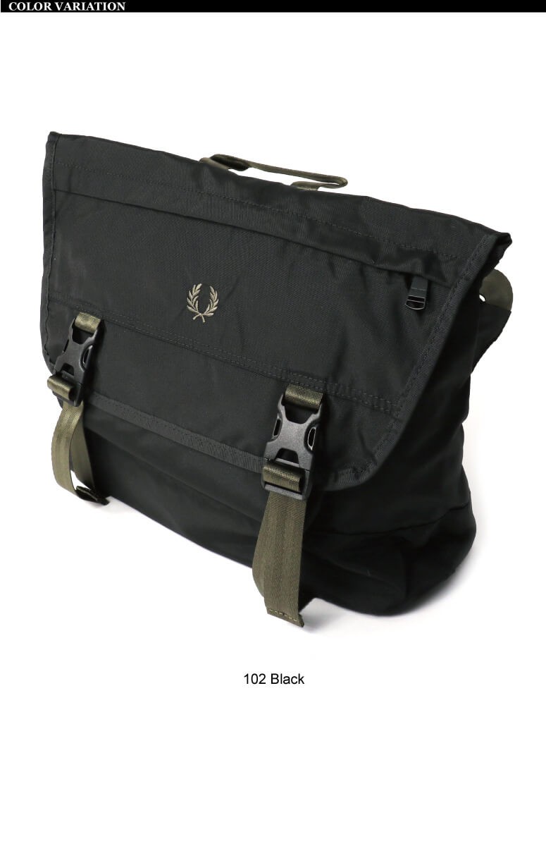 【関税込み】Fred Perry メッセンジャー バッグ & サッチェル FRED PERRY (フレッドペリー) アウトドア メッセンジャーバッグ