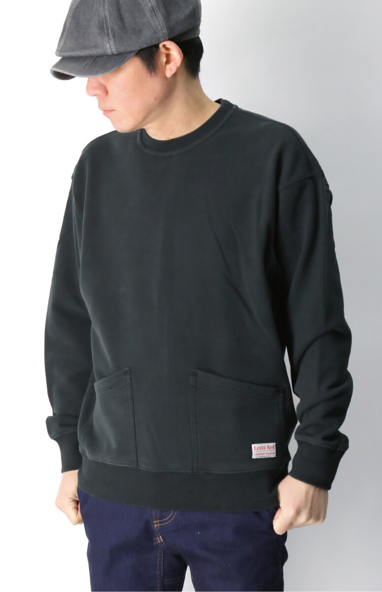 【関税込み】Levi's タン クルーネック スウェットシャツ セール】Levi's/リーバイス クルーネックスウェットシャツ