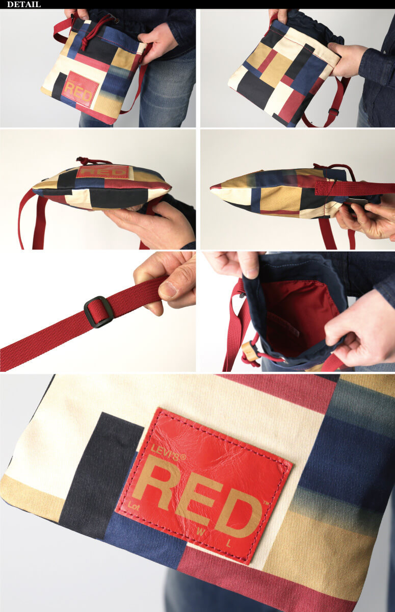 Levi's (リーバイス) パッチワーク バケット クロス ボディ