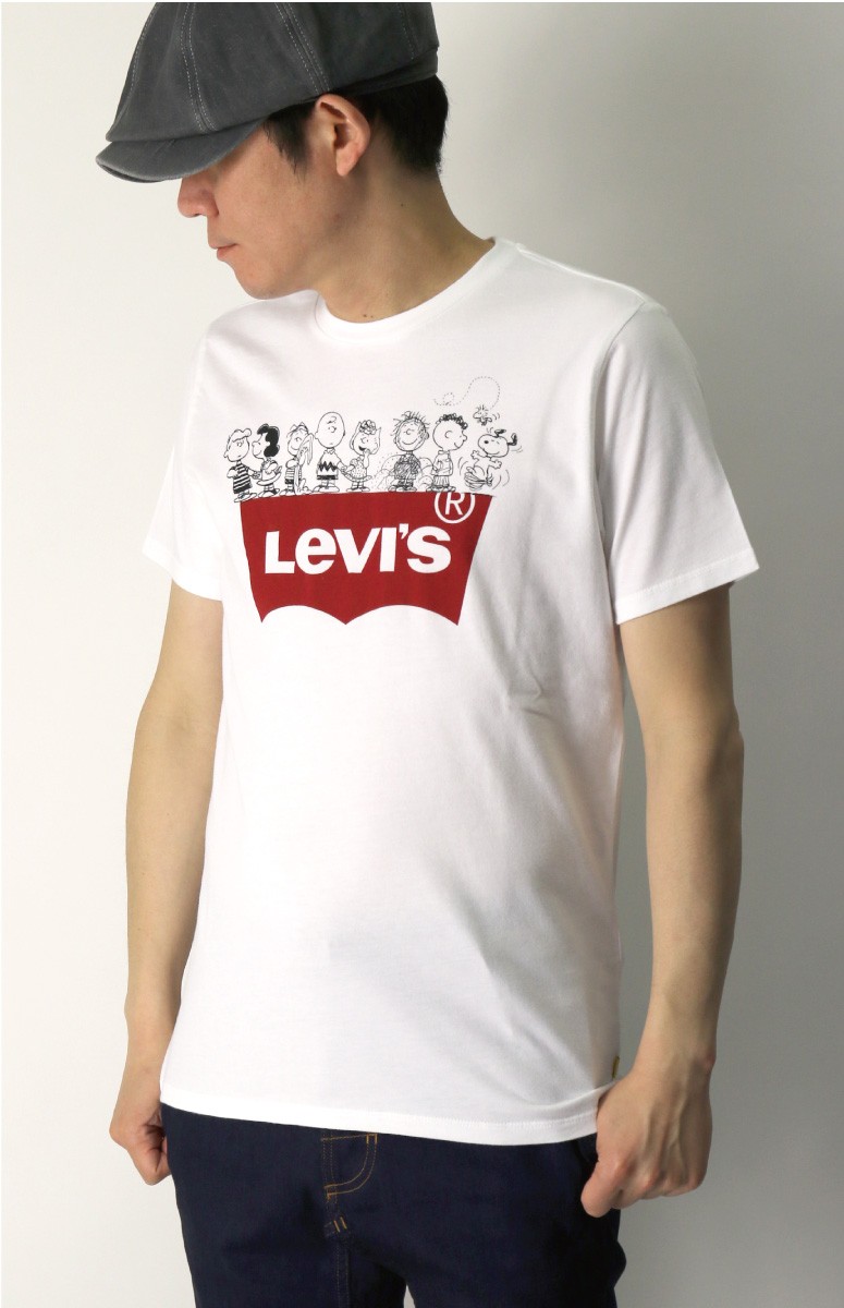 Levi's⭐︎リーバイス緑ロゴ⭐︎半袖ロングTシャツ⭐︎スヌーピー 31tuHColxZL.jpg_BO30,255,255,