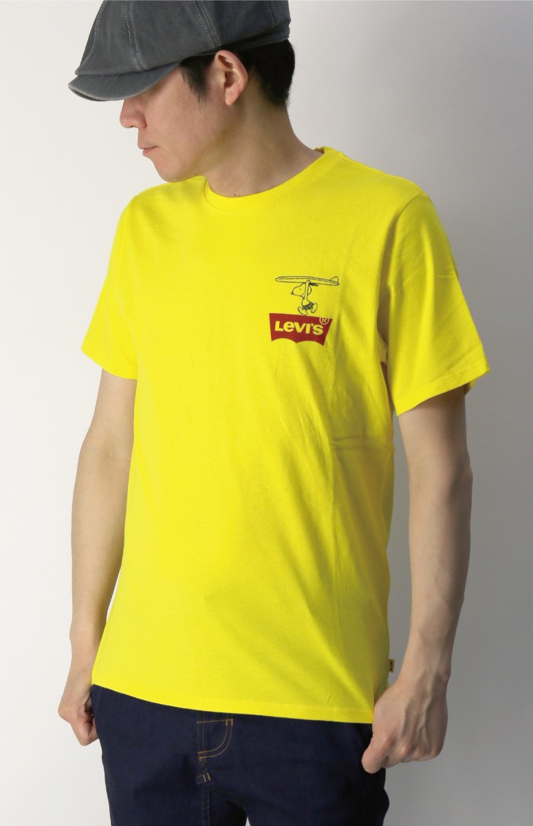 Levi's⭐︎リーバイス緑ロゴ⭐︎半袖ロングTシャツ⭐︎スヌーピー 楽天市場】LEVI'S 【リーバイス】 スヌーピーコラボTシャツ