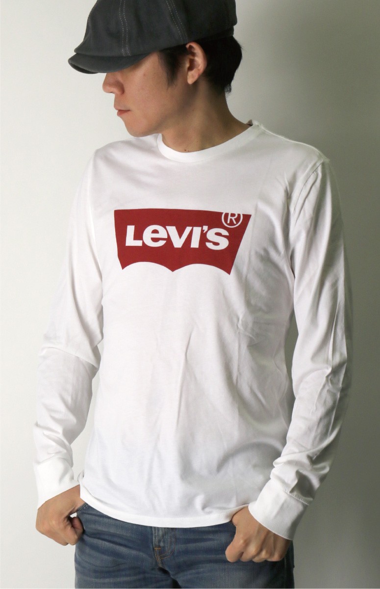 LEVIS RED TAB リーバイス ヴィンテージ ロングスリーブ Tシャツ 古着 90s Canada製 Levi's 「RED TAB」 BIG プリント Tシャツ L