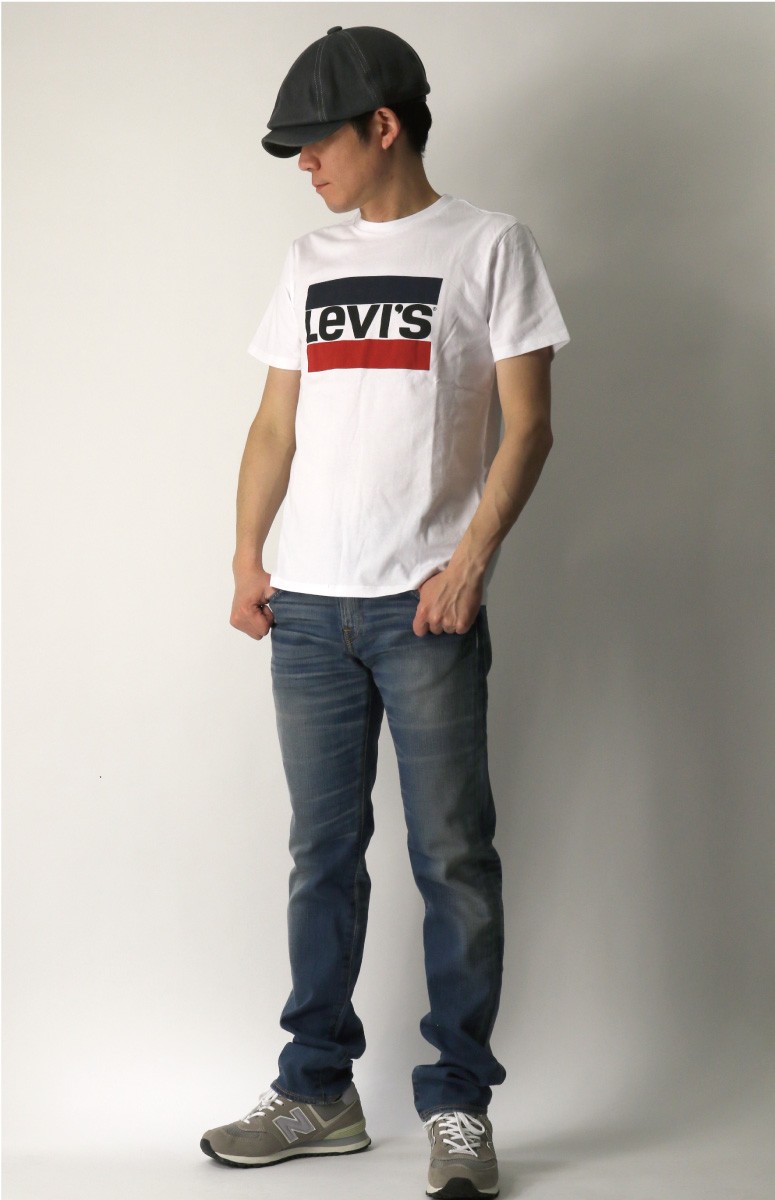 Levi’s◆長袖カットソー/M/コットン/BEG/レオパード/77631-0000 Levi's(リーバイス) / 長袖カットソー/M/コットン/BEG