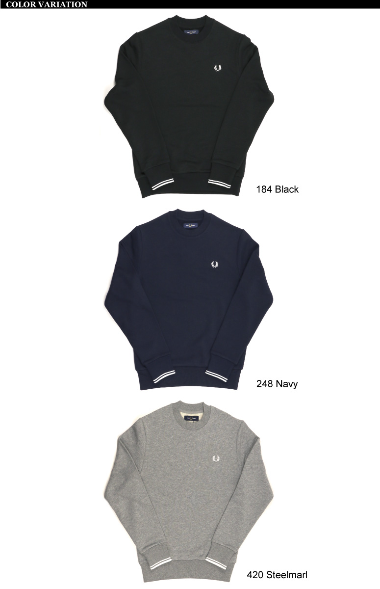 FRED PERRY (フレッドペリー) クルーネック スウェット シャツ