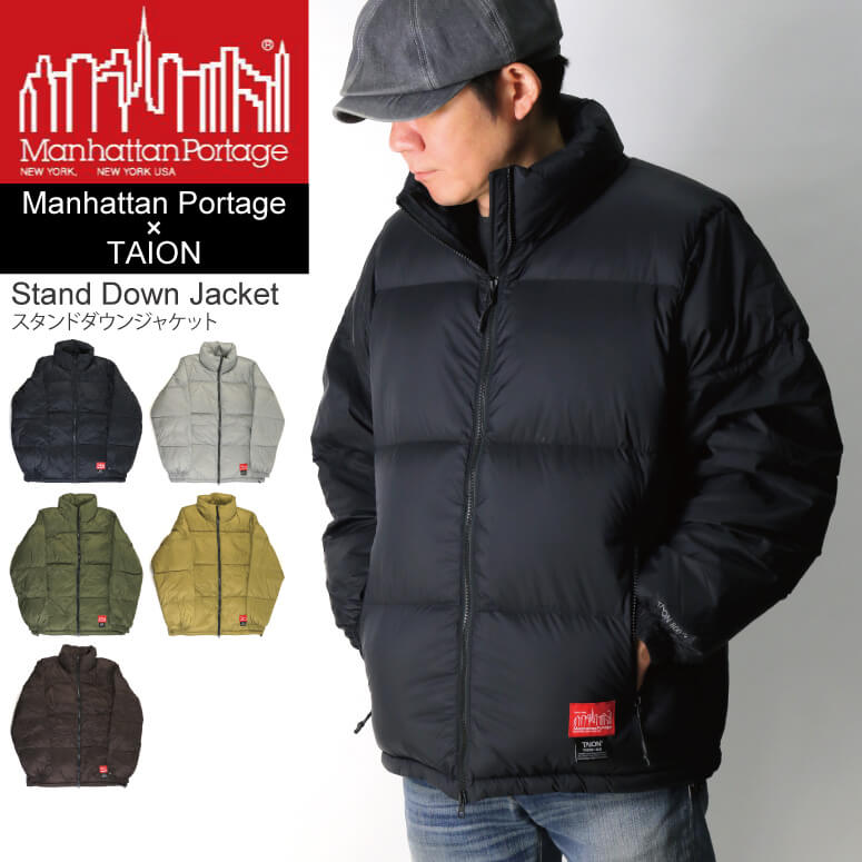 定価29700/マンハッタンポーテージ× TAION ボリュームダウンジャケット TAION ManhattanPortage×TAION マンハッタンポーテージ ソフト