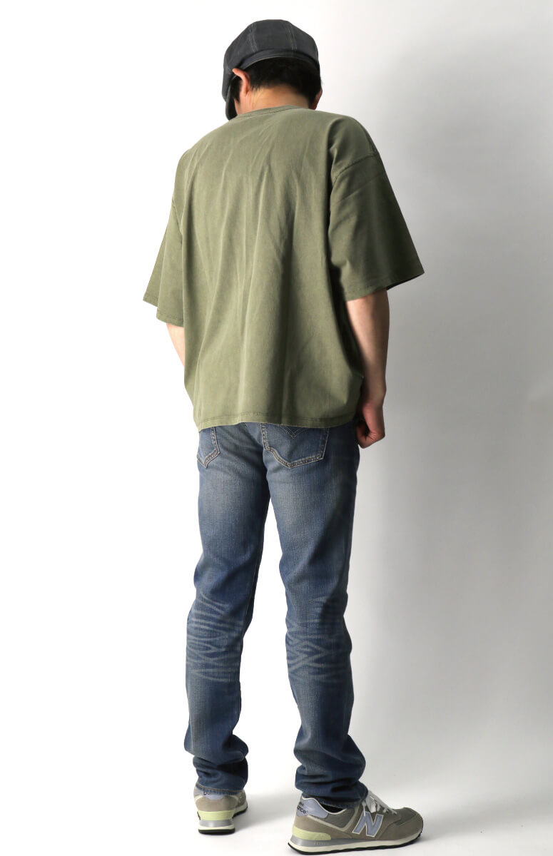 RUSSELL ATHLETIC USA製ハイコットン モックネック 無地レッド DEAD STOCK!! Russell athletic high cotton T-shirt “size L