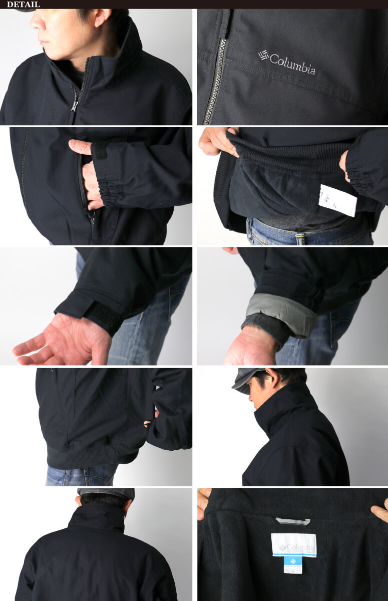 Columbia コロンビア　ロマビスタ スタンドネック ジャケット　黒　S Columbia (コロンビア) ロマビスタ スタンドネック ジャケット