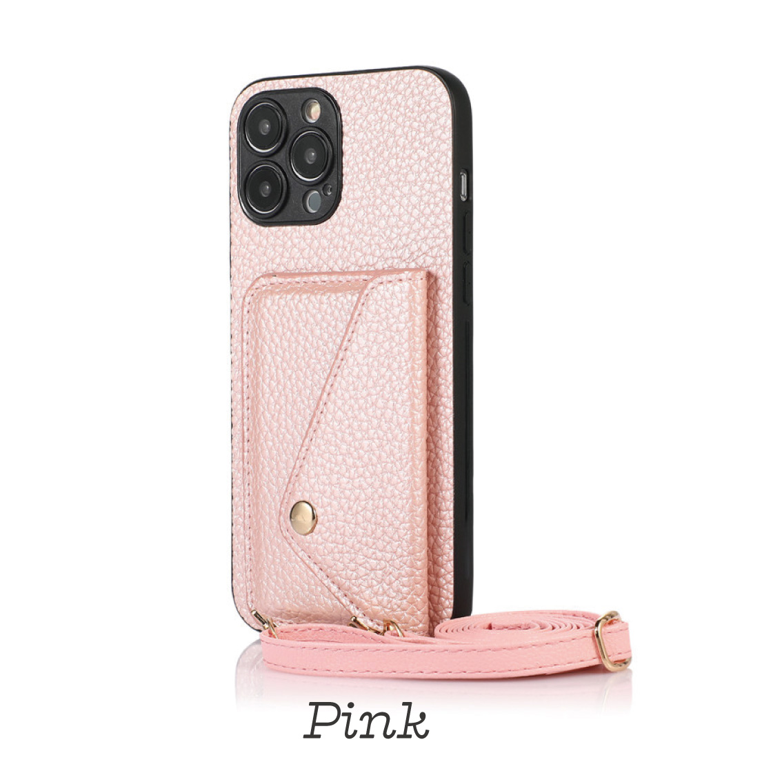 Amazon.co.jp: iPhone13ケース ショルダー付き カード収納 背面