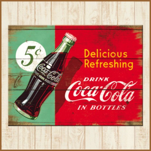 Coca Cola（コカコーラ） グッズ 雑貨 アメリカン マグネット 3枚
