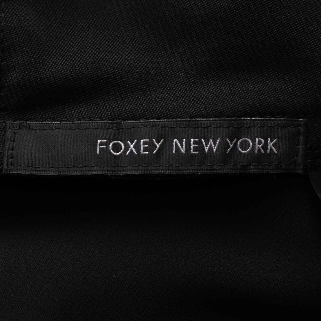 【フォクシーニューヨーク】Foxey New York　パウダースプラッシュ フリルワンピース 31661 ブラック 38  【中古】【正規品保証】20271