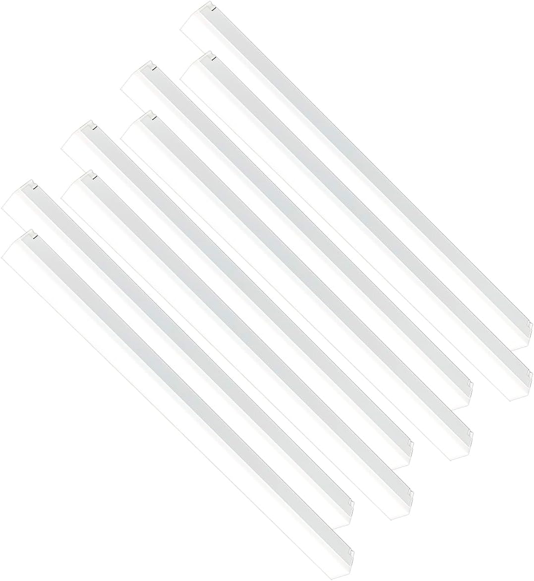 照明用ダクトレール取付 LEDリニアライト 60cm 24W 2，600ルーメン 5000K ダクトレールが光っているかのように見えるLED照明 8本セット_2