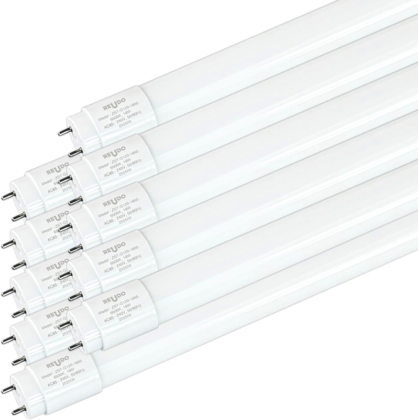 LED蛍光灯 直管 40W形 120cm 昼光色 18W 1800lm 全周乳白色強化ガラス