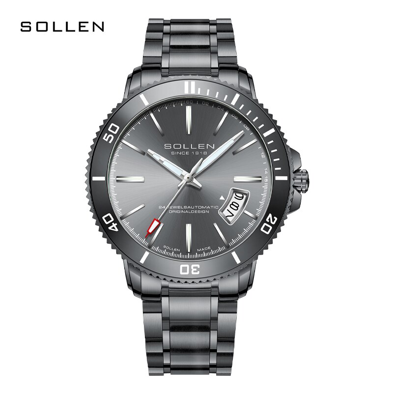 25【新品未使用】 スイス高級ブランド nh35a 自動機械式 発光 防水 スチール時計 s609 【2322564383】(13634円)