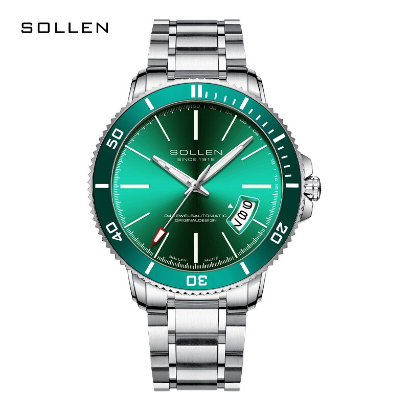 25【新品未使用】 スイス高級ブランド nh35a 自動機械式 発光 防水 スチール時計 s609 【2322564383】(13634円)