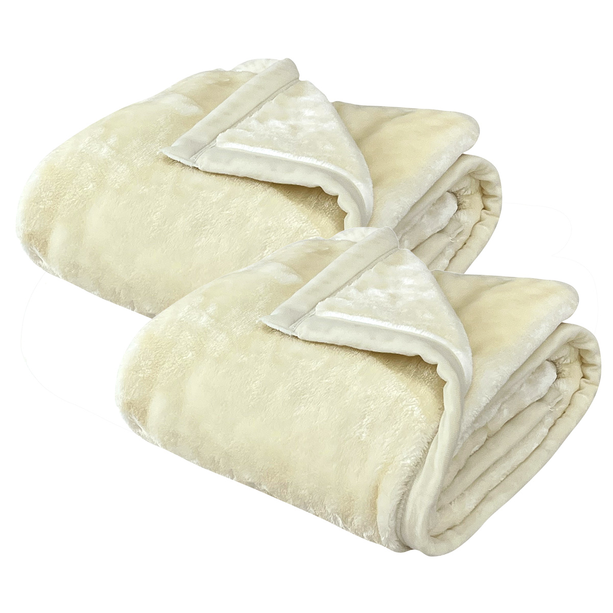 毛布 ひざ掛け毛布 2枚合わせ 2枚組 暖かい 2枚合わせ毛布 