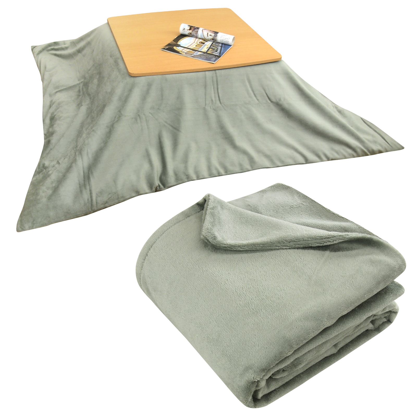 REVEUR こたつ布団カバー こたつカバー 長方形 フランネル 洗える