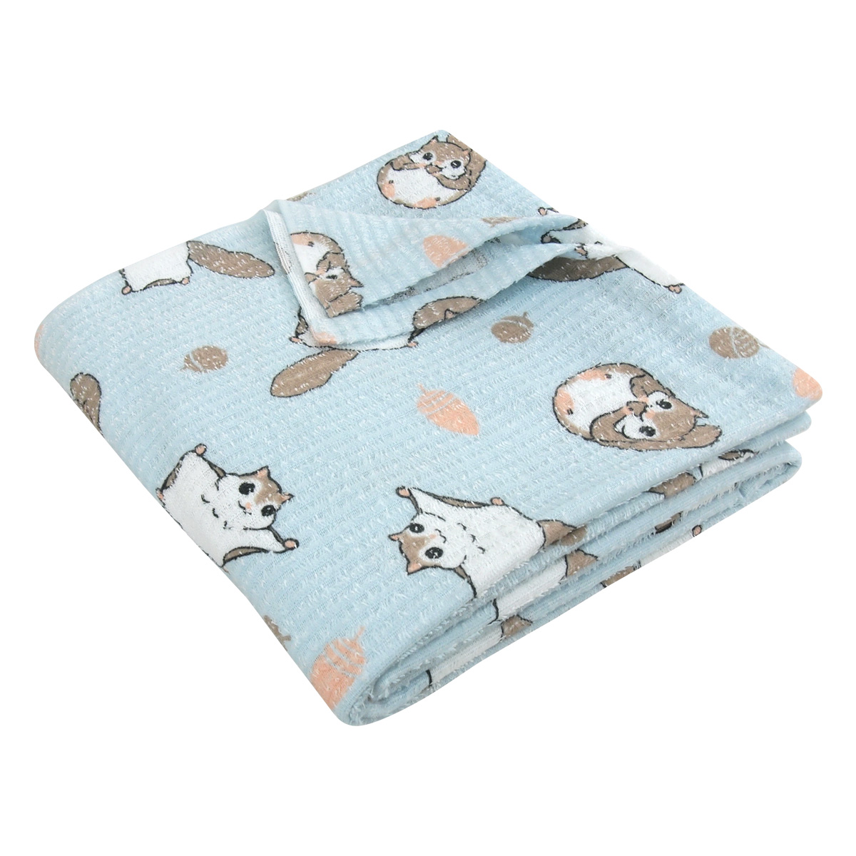 REVEUR タオルケット シングル モモンガ柄 140×190cm 夏掛け 肌掛け