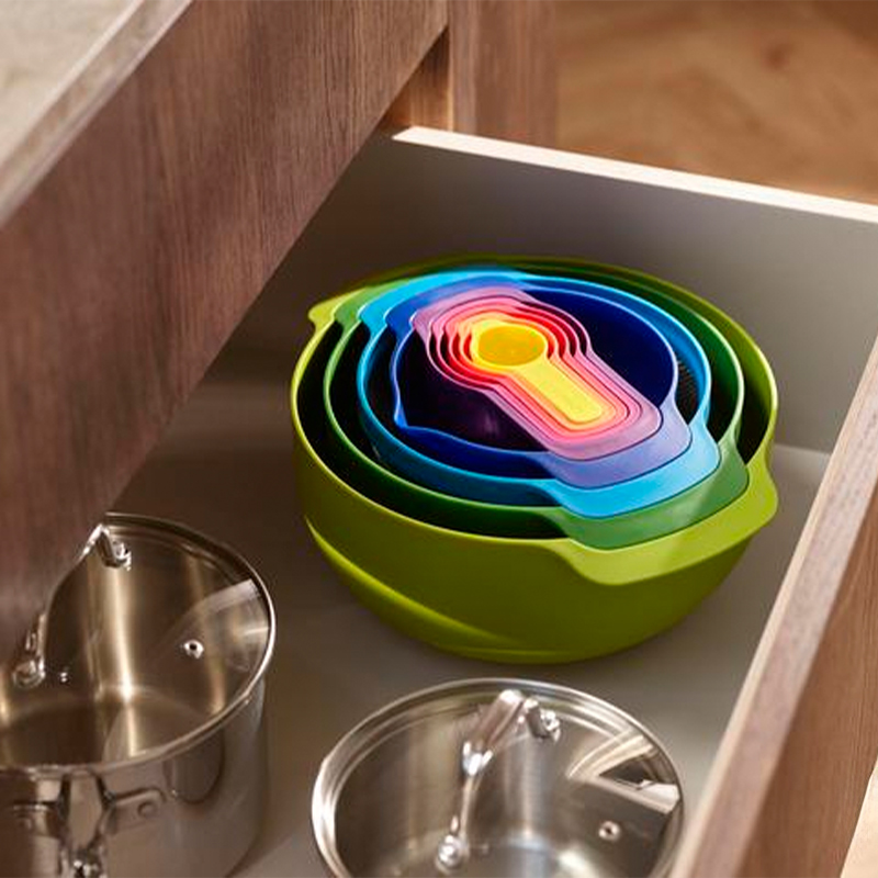 Joseph Joseph（ジョセフジョセフ） ネスト9プラス ザル ボウル セット