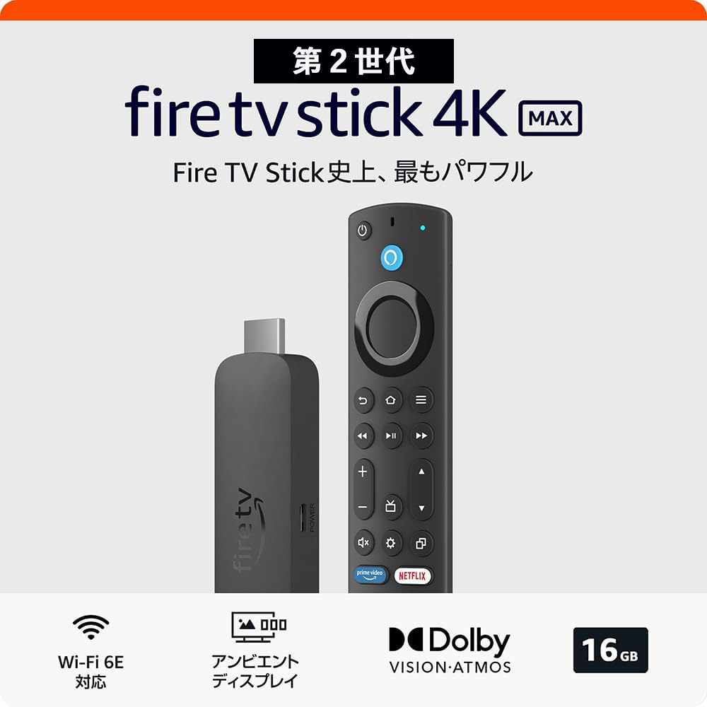 ファイヤースティック tv fire tv stick 4k 第2世代 ファイヤーtvスティック ファイア-スティック tv 4k アレクサ リモコン アマゾン  amazon 1年保証 新型 : firetvstick-4k-2nd : Colulu - 通販 - Yahoo!ショッピング