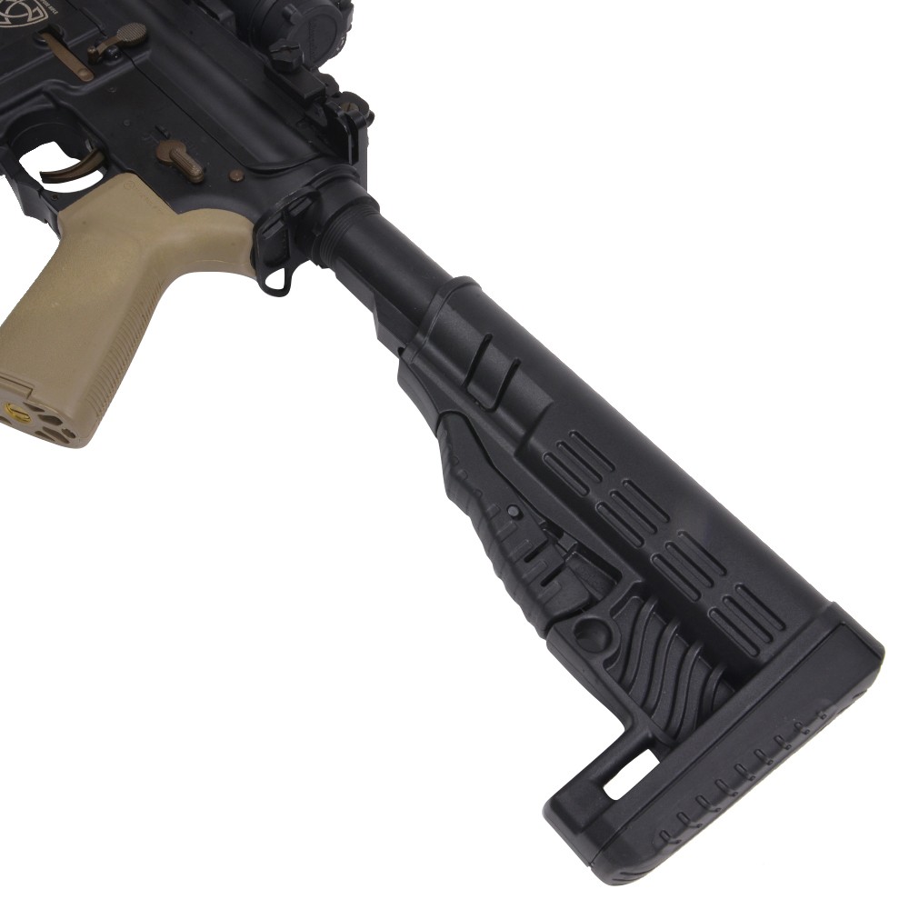 MILITARY-BASE チークライザー付き PTSタイプ MOE ストック MILITARY BASE チークライザー for MAGPUL MOE /CTR ストック