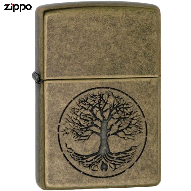 ZIPPO（ジッポー） アンティークシルバー 28973 アーマー オイル
