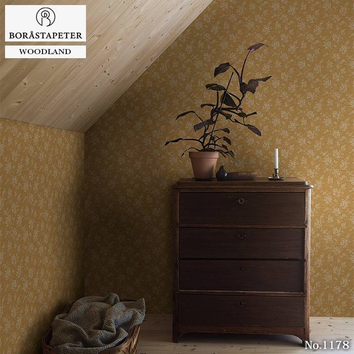 壁紙 輸入壁紙 BORASTAPETER Woodland 53cmx10m 全7色 はがせる壁紙 貼ってはがせる壁紙 フリース壁紙 賃貸 スウェーデン製_1