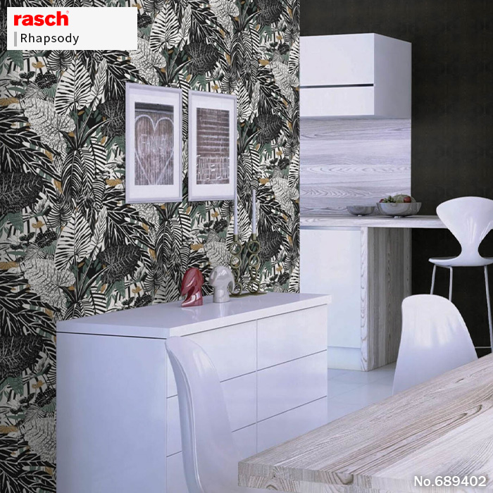 壁紙 輸入壁紙 rasch Rhapsody 53cmx10m 全1色 はがせる壁紙 貼ってはがせる壁紙 フリース壁紙 賃貸 ドイツ製 ...