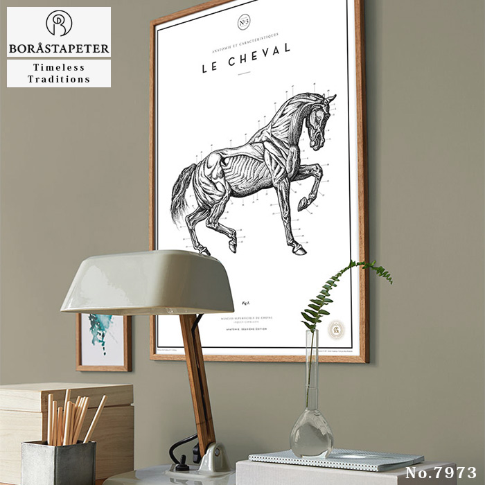 壁紙 輸入壁紙 BORASTAPETER Timeless Tradition 53cmx10m 全3色 はがせる壁紙 貼ってはがせる壁紙 フリース壁紙 賃貸 スウェーデン製