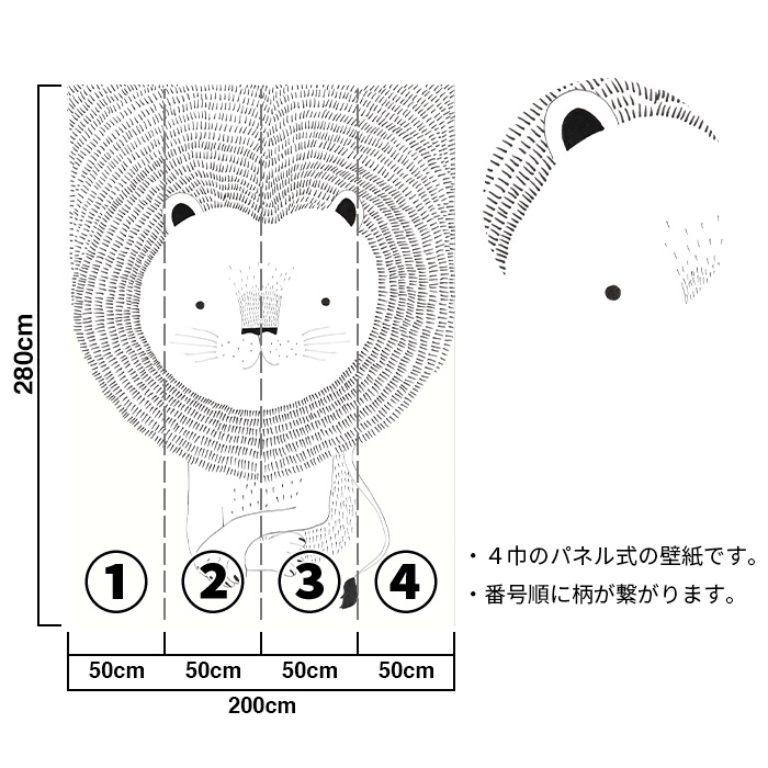 壁紙 輸入壁紙 Rasch Stories 200cmx280cm 全1色 はがせる壁紙 貼って