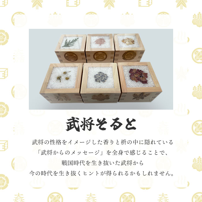 武将そると 3個 三英傑セット バスソルト 入浴剤 Math Salt マスソルト