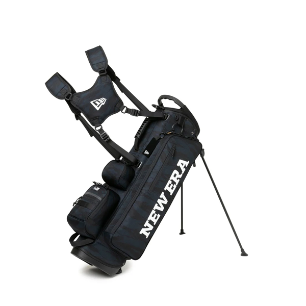 NEWERA GOLF キャディバッグ スタンド式 ワードマークロゴ ポーチ付き