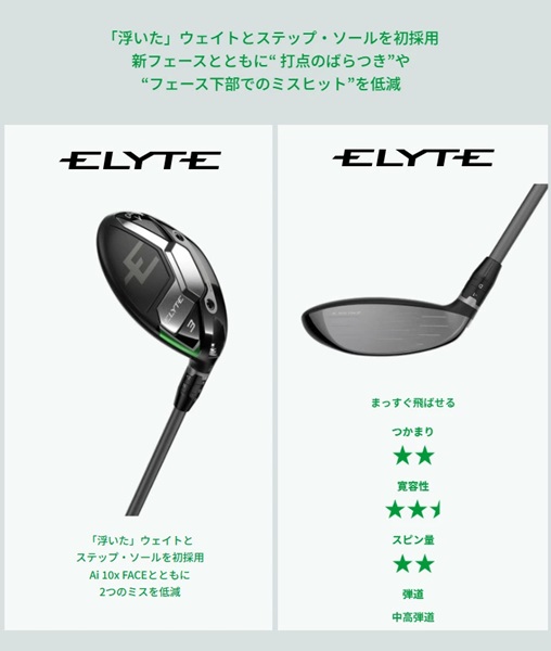 特価品 返品交換不可 キャロウェイ エリート フェアウェイウッド FW