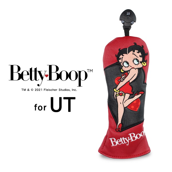 Betty Boop ゴルフ ヘッドカバー 5点セット ベティブープ ユーティリティ用 UT用 ヘッドカバー ゴルフ OHC0005
