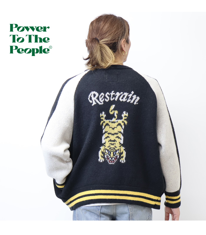 Power to the People スカジャン L POWER TO THE PEOPLE（パワートゥーザピープル） パワートゥザピープル