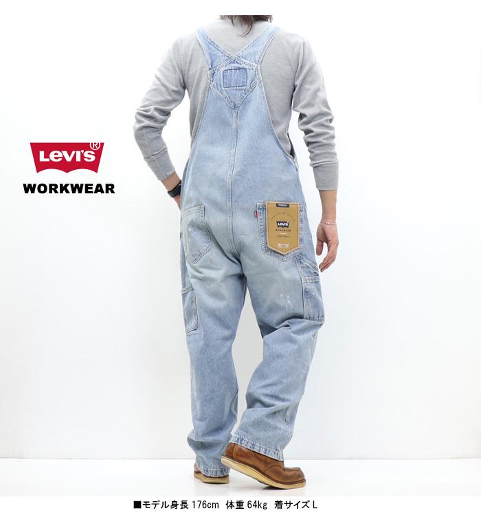 Levi Strauss & Co. デニムオーバーオール L Levi's（リーバイス） WORKWEAR LOOSE オーバーオール メンズ デニム