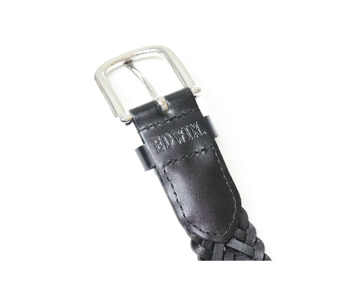 EDWIN エドウィン レザーメッシュベルト レザーベルト 本革 牛革 EDWIN エドウィン レザーメッシュベルト レザーベルト 本革 牛革