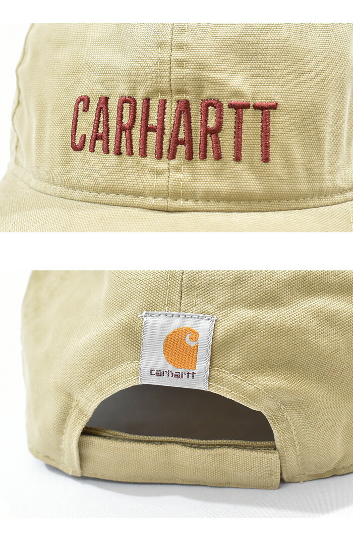 Carhartt カーハート ロゴ刺繍 ローキャップ 帽子 ベースボール