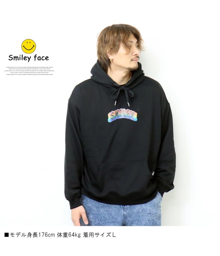 SMILEY FACE スマイリーフェイス フラワースマイル スウェットパーカー ビッグシルエット 裏毛 ユニセックス ニコちゃん プルパーカー  送料無料 113406 : 13166 : REX ONE - 通販 - Yahoo!ショッピング