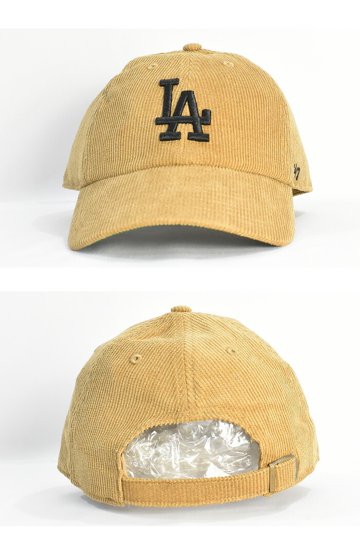 47 Brand ★ Cord Base Runner 47 Cap コーデュロイ ベージュ 47Brand 47BRAND フォーティーセブン ドジャース コーデュロイ